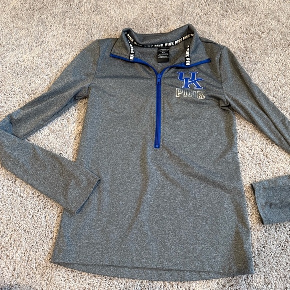 Victorias Secret PINK Kentucky Wildcats Quarter Zip Size Small - Picture 1 of 6